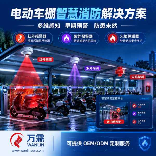 浙江宁波鄞州中河街道电动车棚智能灭火系统哪家好?锂电定向灭火闭环方案与源头厂家直供指南